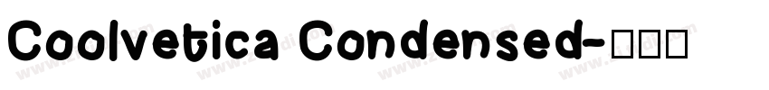 Coolvetica Condensed字体转换